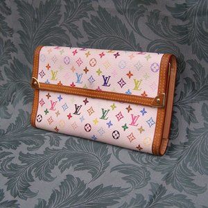 RARE Louis Vuitton x Murakami International Wallet EUC